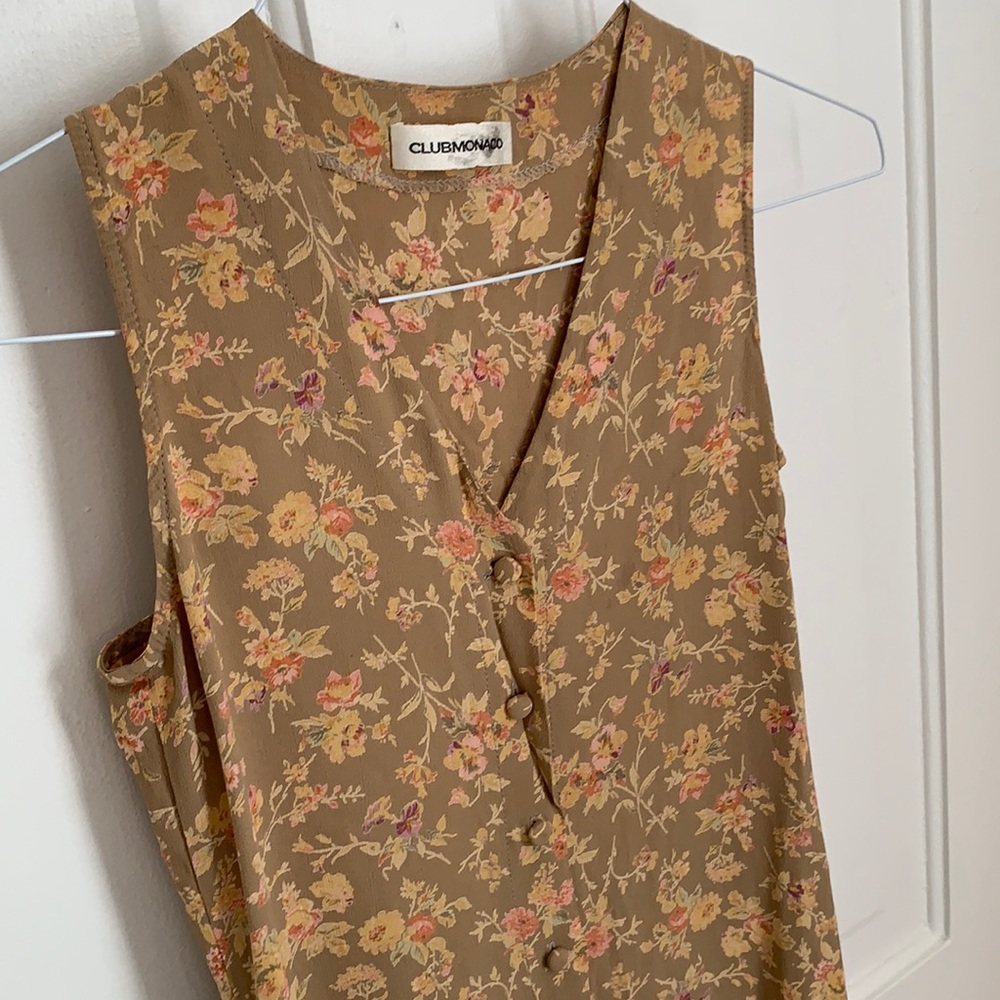 *SOLD* Button down floral maxi dress